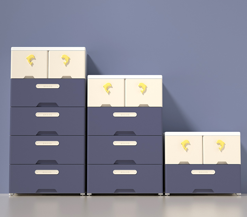 2022 New Baby Detachable Plastic Wardrobe Cabinet Organize Drawers For Storage Clothes 